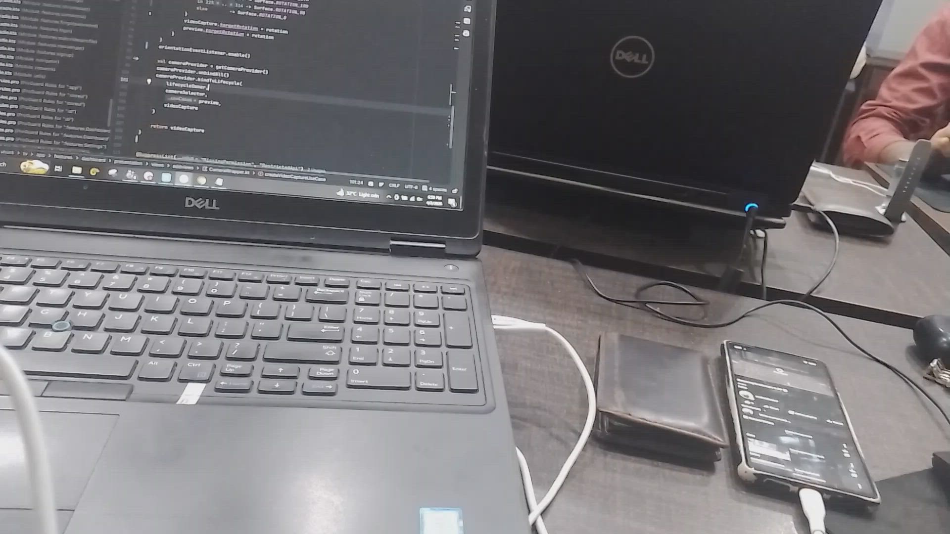 Samsung  rotated to  right